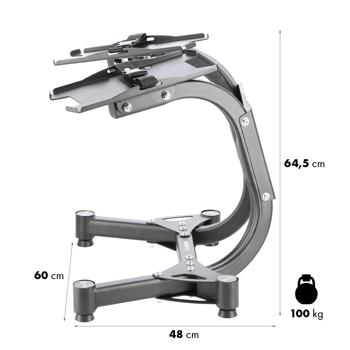 Nosač Smart-Lock bučica + 2x Smart-Lock podesivi jednoručni uteg HMS SR52 (24 kg)