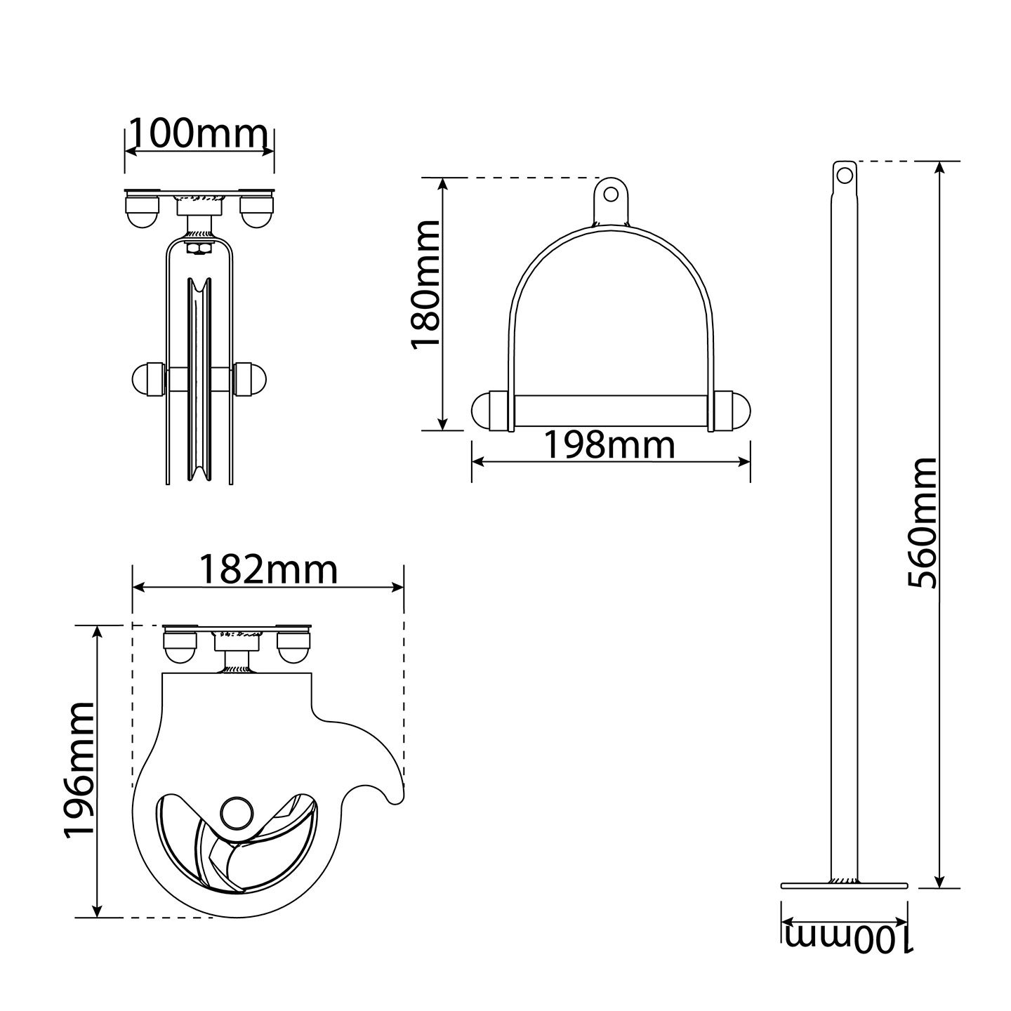 2 koloture (Pulleys) K-Sport KSSL055