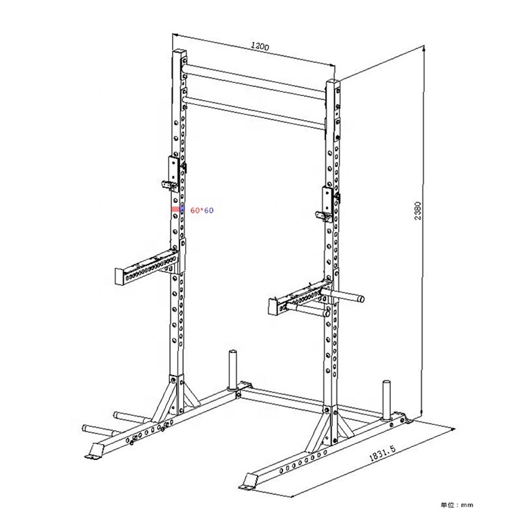 Crossfit Squat Stand – samostojeći kavez za trening